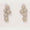 Load image into Gallery viewer, Cluster Diamond Earrings, 14k Solid Gold, Natural Diamonds, Round Drop Studs, Minimalist Statement Earrings, Ready To Ship, IGI Certified
