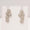 Load image into Gallery viewer, Cluster Diamond Earrings, 14k Solid Gold, Natural Diamonds, Round Drop Studs, Minimalist Statement Earrings, Ready To Ship, IGI Certified
