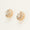 Load image into Gallery viewer, Solitaire Halo Diamond Stud Earrings, 14k Solid Gold, Natural Diamond, Minimalist Everyday Statement Studs, Ready To Ship, IGI Certified
