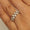 Load image into Gallery viewer, Leaf Diamond Eternity Band Ring, 14k Solid Gold, Pear Natural Diamonds, Statement Cocktail Ring, Ready To Ship, Certified Jewelry
