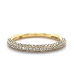 Load image into Gallery viewer, Diamond Eternity Band in 14k Solid Gold, Cocktail Ring, Natural Diamonds, Ready To Ship, Women&#39;s Day Gift
