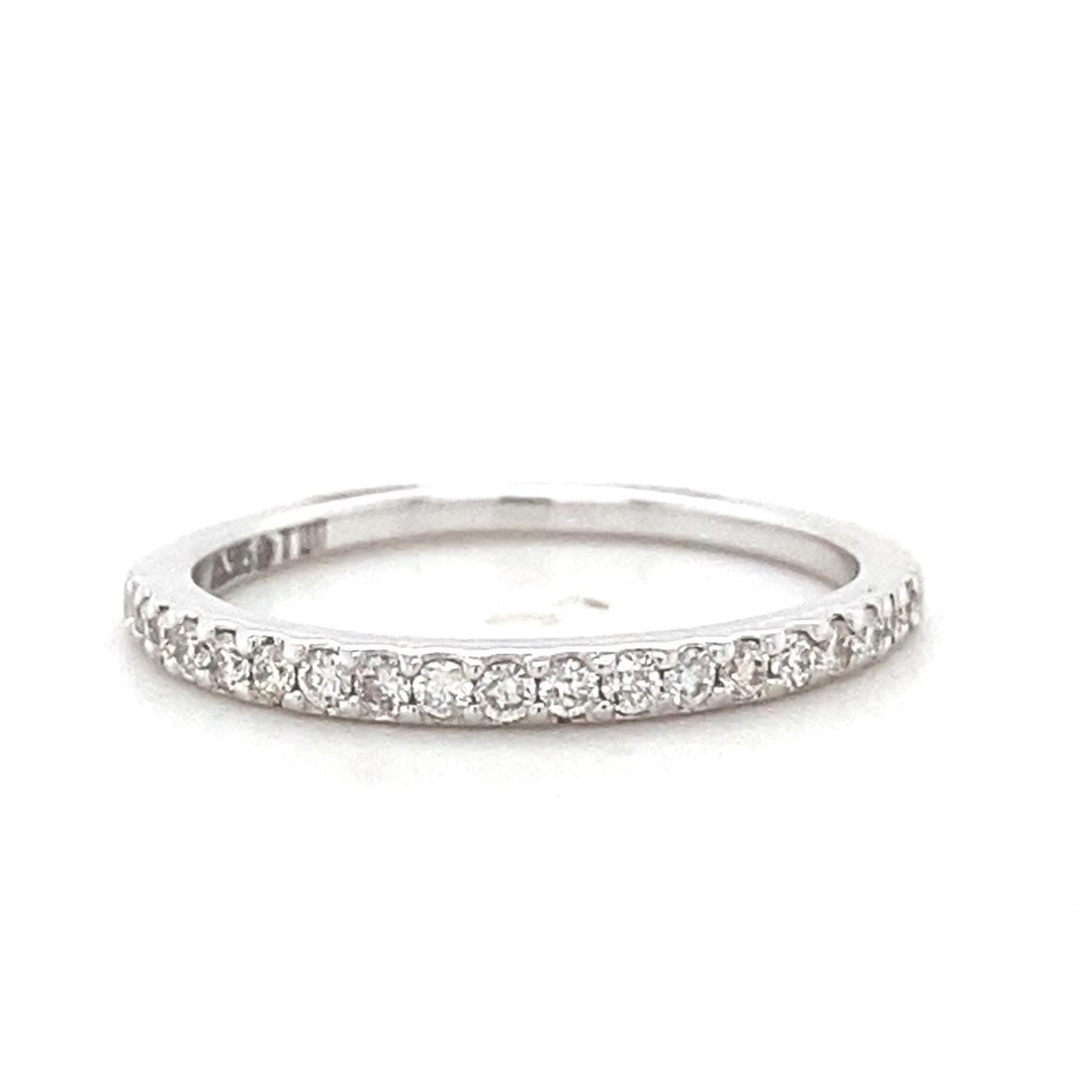 Pave Diamond Eternity Band, 14k Solid Gold, Natural Diamonds, Stackable Minimalistic Ring, Everyday Jewelry, Ready To Ship