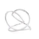 Load image into Gallery viewer, Intertwined Diamond Loop Band Ring, 14k Solid Gold, Criss Cross Ring, Natural Diamonds, Statement Jewelry, Certified Jewelry
