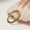 Load image into Gallery viewer, Enamel Diamond Band Ring, 18k Solid Gold, Natural Diamonds, Minimalist Stackable Ring, Everyday Jewelry, Ready To Ship

