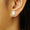 Load image into Gallery viewer, Diamond Halo Earrings, Illusion Setting, 14k Solid Gold, Baguette &amp; Round Natural Diamonds, Everyday Studs, Ready To Ship, Women&#39;s Day Gift
