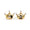 Load image into Gallery viewer, Kids Crown Diamond Stud Earrings, 14k Solid Gold, Natural Diamonds, Princess Jewelry, Gift for toddlers/girls/kids, Ready To Ship
