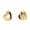 Load image into Gallery viewer, Kids Heart Diamond Stud Earrings, 14k Solid Gold, Natural Diamonds, Gift for toddlers/girls/kids, Ready To Ship, HRD Certified
