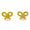 Load image into Gallery viewer, Kids Bowknot Diamond Stud Earrings, 14k Solid Gold With Enameling, Natural Diamonds, Kids jewelry, Gift for toddlers/girls, Ready To Ship
