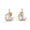 Load image into Gallery viewer, Kids D-Initial Diamond Stud Earrings, 14k Solid Gold, Natural Diamonds, Personalized jewelry, Gift for toddlers/girls/kids, Ready To Ship

