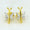Load image into Gallery viewer, Kids Dragonfly Diamond Stud Earrings, 14k Solid Gold, Natural Diamond, Insect Jewelry, Gift for toddlers/girls, Ready To Ship, HRD Certified
