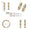 Load image into Gallery viewer, Kids Heart Diamond Hoops, 14k Solid Gold, Natural Diamonds, Two Toned Earrings, Minimalist Everyday Jewelry, Gift for Girls, Ready To Ship
