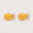Load image into Gallery viewer, Kids Pineapple Diamond Earrings, 14k Solid Gold, Natural Diamonds, Enamel Fruit Stud, Gift for toddler/girls, Ready To Ship, HRD Certified
