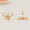 Load image into Gallery viewer, Kids Bow Diamond Earrings, 14k Solid Gold, Natural Diamond, Ribbon Studs, Everyday Gift for toddlers/girls/kids, Ready To Ship
