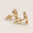 Load image into Gallery viewer, Kids Bow Diamond Earrings, 14k Solid Gold, Natural Diamond, Ribbon Studs, Everyday Gift for toddlers/girls/kids, Ready To Ship
