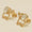 Load image into Gallery viewer, Kids Elephant Diamond Earrings, 14k Solid Gold, Natural Diamonds, Mother of Pearl Jewelry, Everyday Gift for toddlers/girls, Ready To Ship
