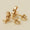 Load image into Gallery viewer, Kids Bunny Diamond Earrings, 14k Solid Gold, Natural Diamonds, Animal Jewelry, Minimalistic Gift for toddlers/girls/kids, Ready To Ship
