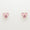Load image into Gallery viewer, Kids Blooming Flower Diamond Earrings, 14k Solid Gold, Pink Enamel Studs, Natural Diamonds, Gift for toddlers/girls/kids, Ready To Ship
