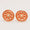 Load image into Gallery viewer, Kids Orange Slice Diamond Earrings, 14k Solid Gold, Orange Enamel Studs, Natural Diamonds, Gift for toddlers/girls/kids, Ready To Ship
