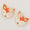 Load image into Gallery viewer, Fox  Diamond Kids Studs Earrings, 14k Solid Gold, Natural Diamonds, Enamel Animal Jewelry,  Everyday jewelry, Ready To Ship, HRD Certified
