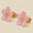 Load image into Gallery viewer, Diamond Flower Kids Earrings, Pink Enamel Floral Studs, 14k Solid Gold, Natural Diamonds, Gift for toddlers/girls/kids, Ready To Ship
