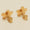 Load image into Gallery viewer, Diamond Flower Kids Earrings, Pink Enamel Floral Studs, 14k Solid Gold, Natural Diamonds, Gift for toddlers/girls/kids, Ready To Ship
