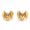 Load image into Gallery viewer, Kids Bow Diamond Stud Earrings, 14k Solid Gold With Enameling, Natural Diamonds, Kids Jewelry, Gift for toddlers/girls/kids, Ready To Ship
