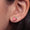 Load image into Gallery viewer, Kids Strawberry Diamond Stud Earrings, 14k Solid Gold, Natural Diamonds, Enamel Fruit Jewelry, Gift for girls, Ready To Ship, HRD Certified
