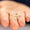 Load image into Gallery viewer, Rhombus Diamond Ring, 14k Solid Gold, Natural Diamond, Pave Diamond Minimalist Ring, Gift for her, Geometric Stacking Ring, Everyday Jewelry
