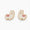Load image into Gallery viewer, Kids Llama Diamond Earrings, 14k Solid Gold, Natural Diamonds, Enamel Animal Studs, Gift for toddlers/girls/kids, Ready To Ship

