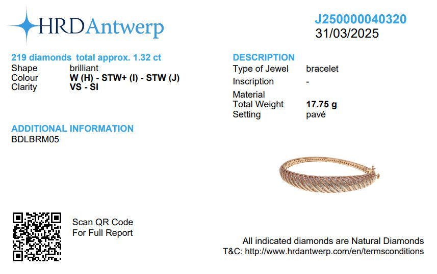 Statement Diamond Bangle Bracelet in 14k Solid Gold, Hinged Bracelet, Natural Diamonds, Ready To Ship, HRD Certified