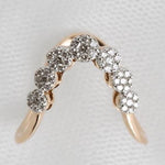 Load image into Gallery viewer, Vancki Diamond Ring, 14k Solid Gold, Natural Diamonds, Cocktail Ring, , Wedding Jewelry Gift For Her
