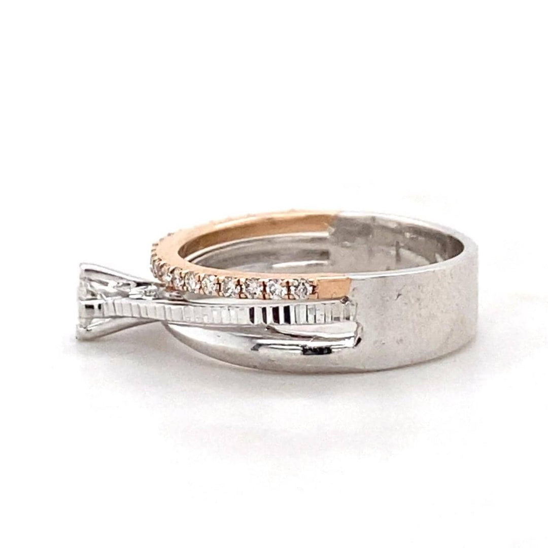 Solitaire Diamond Ring In 14k Solid Gold, Engagement Ring With Natural Diamonds, Gift for Women, Wedding Jewelry, Gift For Her
