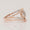 Load image into Gallery viewer, Floral Gold Diamond Ring, 14k Solid Gold, Natural Diamonds, Split Band Open Ring, Dual Tone Ring, Gift for Her
