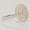 Load image into Gallery viewer, Round Cluster Diamond Ring, 14k Solid Gold, Natural Diamonds, Concentric Circle Cluster Ring, Two Toned Statement Jewelry, Gift For Her
