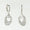 Load image into Gallery viewer, Oval Drop Diamond Dangle Earrings, 14k Solid Gold, Natural Diamonds, Bridal Statement Earrings, Everyday Earrings, Gift For Her
