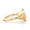 Load image into Gallery viewer, Halo Triangle Diamond Ring, 14K Solid Gold, Open Cuff Ring, Natural Diamonds, Statement Cocktail Ring, Gift for Her Gift For Her
