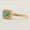 Load image into Gallery viewer, Halo Emerald Diamond Ring, Gemstone Engagement Ring, 14K Solid Gold, Natural Diamond,  Bridal Promise Ring, Minimalist Jewelry, Gift For Her
