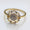 Load image into Gallery viewer, Flower Diamond Ring, 14k Solid Gold, Natural Diamonds, Stackable Ring, Gift for Women, Everyday Floral Jewelry Gift For Her
