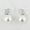 Load image into Gallery viewer, Butterfly Pearl Stud Earrings, Natural Diamonds, Gemstone Earrings, 14k Solid Gold, Gift For Her
