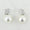 Load image into Gallery viewer, Butterfly Pearl Stud Earrings, Natural Diamonds, Gemstone Earrings, 14k Solid Gold, Gift For Her
