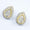Load image into Gallery viewer, Pear Shaped Coiled Design Stud Earrings, 14K Solid Gold, Natural Earrings, , Everyday Jewelry Gift For Her
