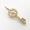 Load image into Gallery viewer, Key Diamond Charm Pendant, 14k Solid Gold, Natural Diamonds, Tiny Key Necklace, Lucky Watch charm, CHRISTMAS SALE
