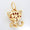 Load image into Gallery viewer, Cat Diamond Charm Pendant, 14k Solid Gold, Natural Diamonds, Enamel Kitten Necklace, Everyday Minimalist Charm, Stacking Animal Jewelry
