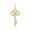 Load image into Gallery viewer, Key Diamond Charm Pendant, 14k Solid Gold, Natural Diamonds, Everyday Minimalist Jewelry, Stacking Necklace, Certified Jewelry
