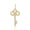 Load image into Gallery viewer, Key Diamond Charm Pendant, 14k Solid Gold, Natural Diamonds, Everyday Minimalist Jewelry, Stacking Necklace, Certified Jewelry
