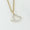 Load image into Gallery viewer, Heart Diamond Charm Pendant, 14k Solid Gold, Natural Diamonds, Open Heart Love Necklace, Everyday Minimalist Jewelry, Layering Necklace
