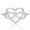 Load image into Gallery viewer, Infinity Heart Diamond Ring, 14k Solid Gold, Natural Diamonds, Proposal Love Ring, , Everyday Jewelry Gift For Her
