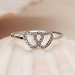 Load image into Gallery viewer, Heart Diamond Ring, 14k Solid Gold, Natural Diamonds, Proposal Ring, , Everyday Jewelry Gift For Her
