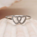 Load image into Gallery viewer, Heart Diamond Ring, 14k Solid Gold, Natural Diamonds, Proposal Ring, , Everyday Jewelry Gift For Her
