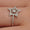 Load image into Gallery viewer, Star Diamond Ring, 14k Solid Gold, Natural Diamonds, Everyday Stackable Ring, Celestial Jewelry, Gift For Her
